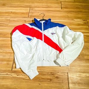 Reebok crop zipup